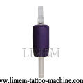 25mm Soft Black Disposable Tattoo Grip with Clear Tip